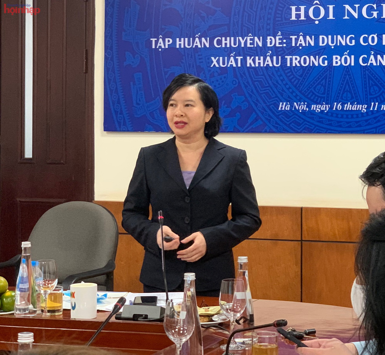 Bà Trịnh Thị Thu Hiền, Trưởng phòng Xuất xứ hàng hóa (Cục Xuất nhập khẩu)