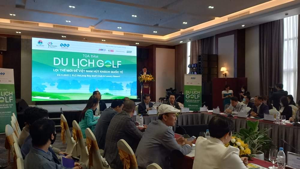 Tọa đàm “Du lịch Golf – Lợi thế mới để Việt Nam hút khách quốc tế” được tổ chức tại FLC Hạ Long.