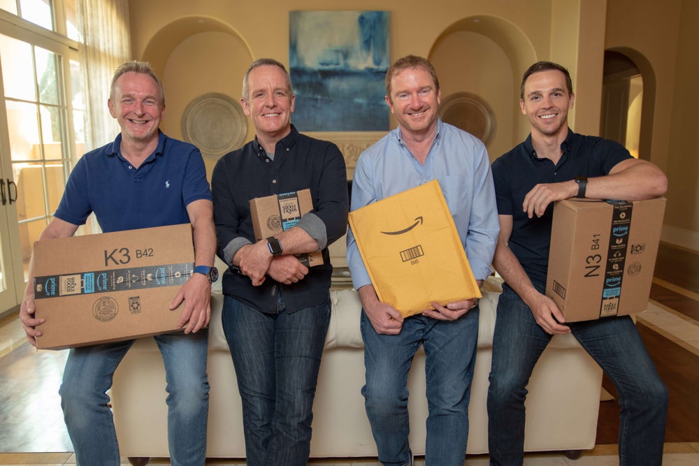 Từ trái sang: Rich Henderson, Jason Katzenback, Mike McClary, and Matt Clark, những nhà sáng tạo của Amazing Selling Machine (Nguồn ảnh: Amazing Selling Machine)