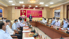 Quảng Ngãi: Bí thư Tỉnh ủy Bùi Thị Quỳnh Vân làm việc với Ban Thường vụ Huyện ủy Lý Sơn