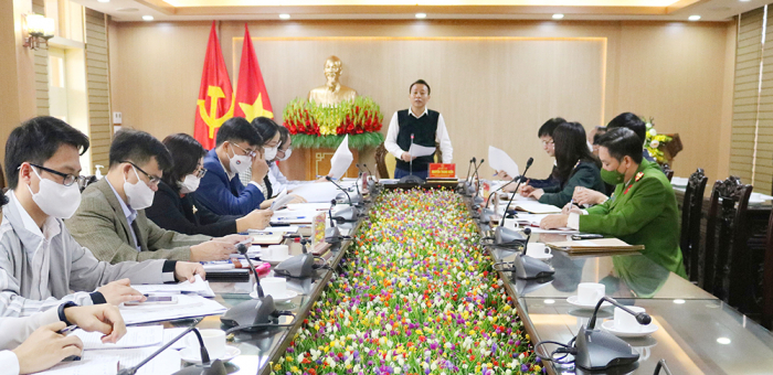 Đồng chí Nguyễn Trung Kiên - Trưởng Ban Nội chính Tỉnh ủy Phú Thọ, Trưởng Ban Pháp chế HĐND tỉnh phát biểu kết luận hội nghị