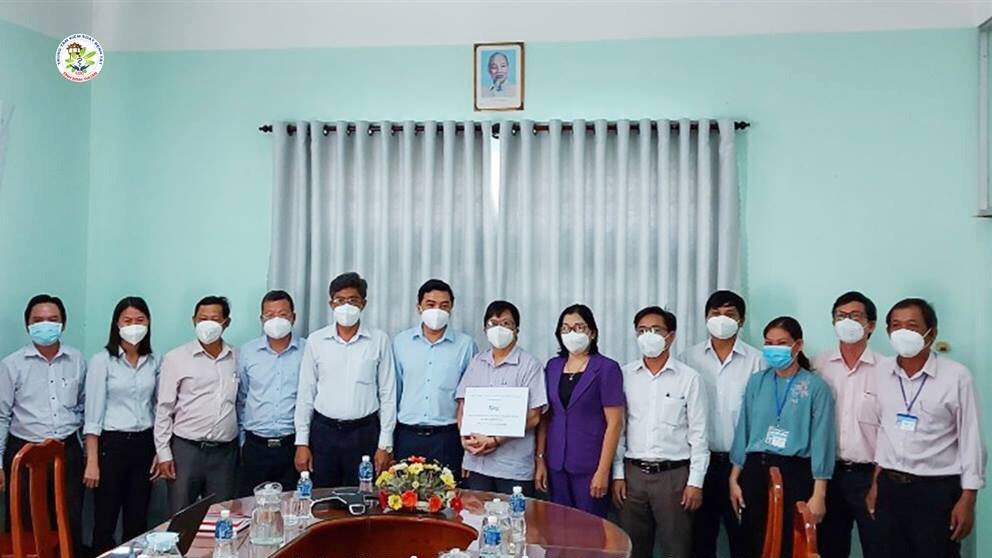 Lãnh đạo tỉnh thăm và làm việc với Trung tâm Kiểm soát bệnh tật Bình Thuận