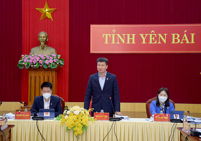 Đồng chí Trần Huy Tuấn - Phó Bí thư Tỉnh ủy, Chủ tịch UBND tỉnh Yên Bái