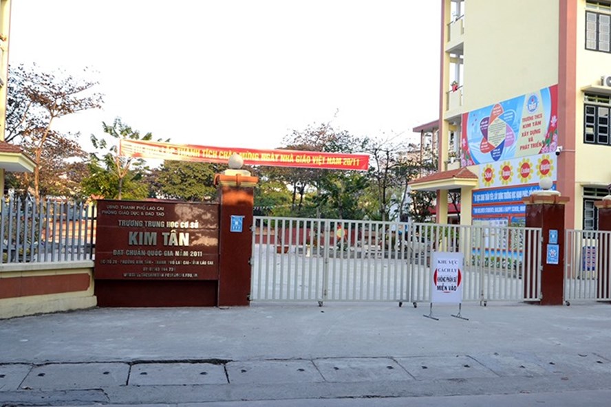 Phong toả trường THCS Kim Tân (Lào Cai)