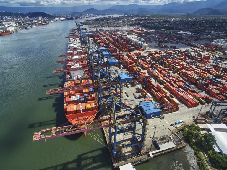 Cảng Santos - 1 cảng xuất nhập khẩu lớn của Brazil