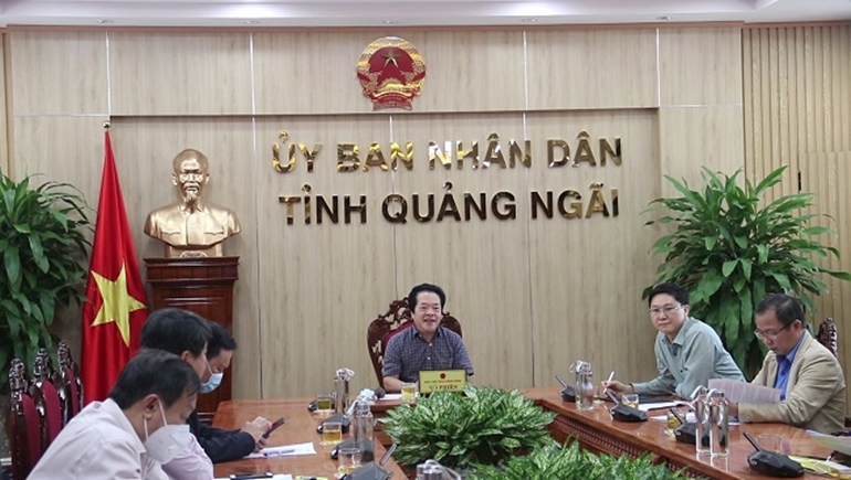 Phó Chủ tịch UBND tỉnh Quảng Ngãi làm việc trực tuyến với Tổng lãnh sự Việt Nam tại thành phố Fukuoka (Nhật Bản)