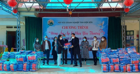 Hiệp hội Doanh nghiệp tỉnh Điện Biên: Lan tỏa Chương trình “Đông ấm áp sẻ chia yêu thương”