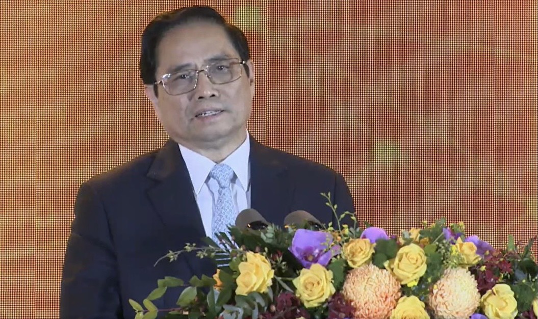 Thủ tướng Phạm Minh Chính phát biểu tại Diễn đàn.