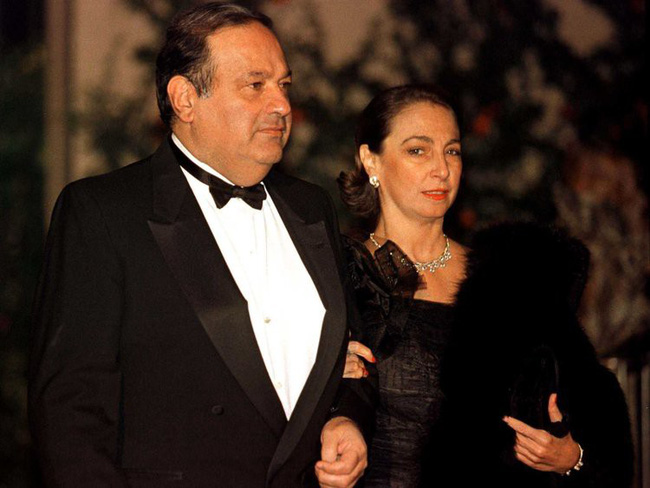 Carlos Slim và vợ  Soumaya Domit