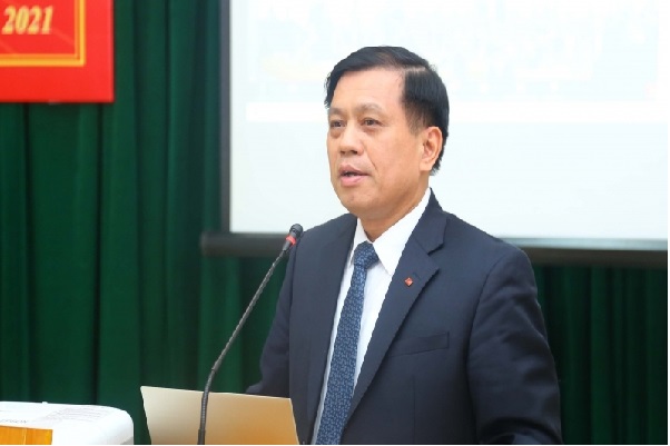 Thứ trưởng Bộ LĐ-TBXH Nguyễn Bá Hoan phát biểu tại buổi ký kết