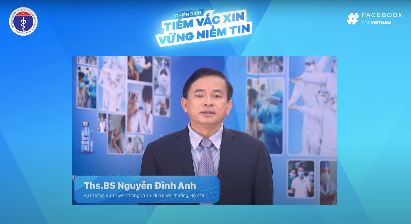 Ths.Bs Nguyễn Đình Anh - Vụ trưởng Vụ Truyền thông và Thi đua, khen thưởng, Bộ Y tế