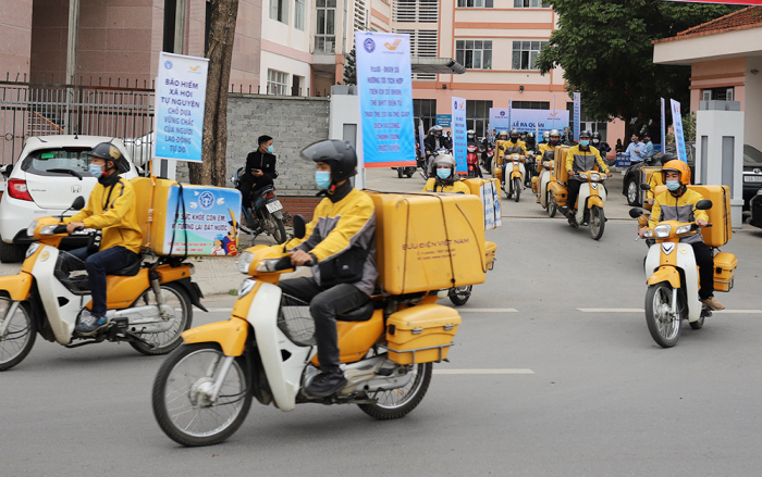 BHXH tỉnh Phú Thọ tổ chức tuyên truyền lưu động về các chính sách BHXH tới người dân trên địa bàn