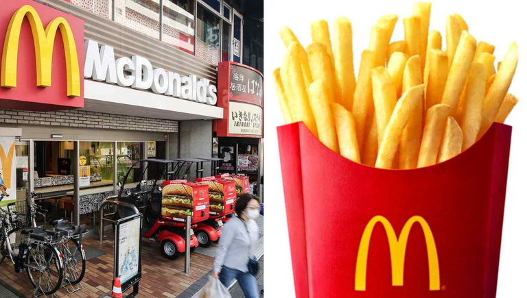 Các nhà hàng McDonald ở Nhật Bản sẽ chỉ bán một phần nhỏ khoai tây chiên trong một tuần bắt đầu từ thứ Sáu, với đại dịch và lũ lụt ở Canada gây ra các vấn đề trong chuỗi cung ứng của họ