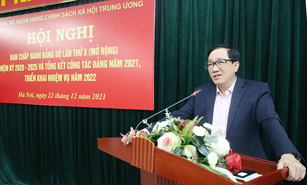 Đồng chí Dương Quyết Thắng - Bí thư Đảng ủy NHCSXHTW, Tổng Giám đốc kết luận Hội nghị