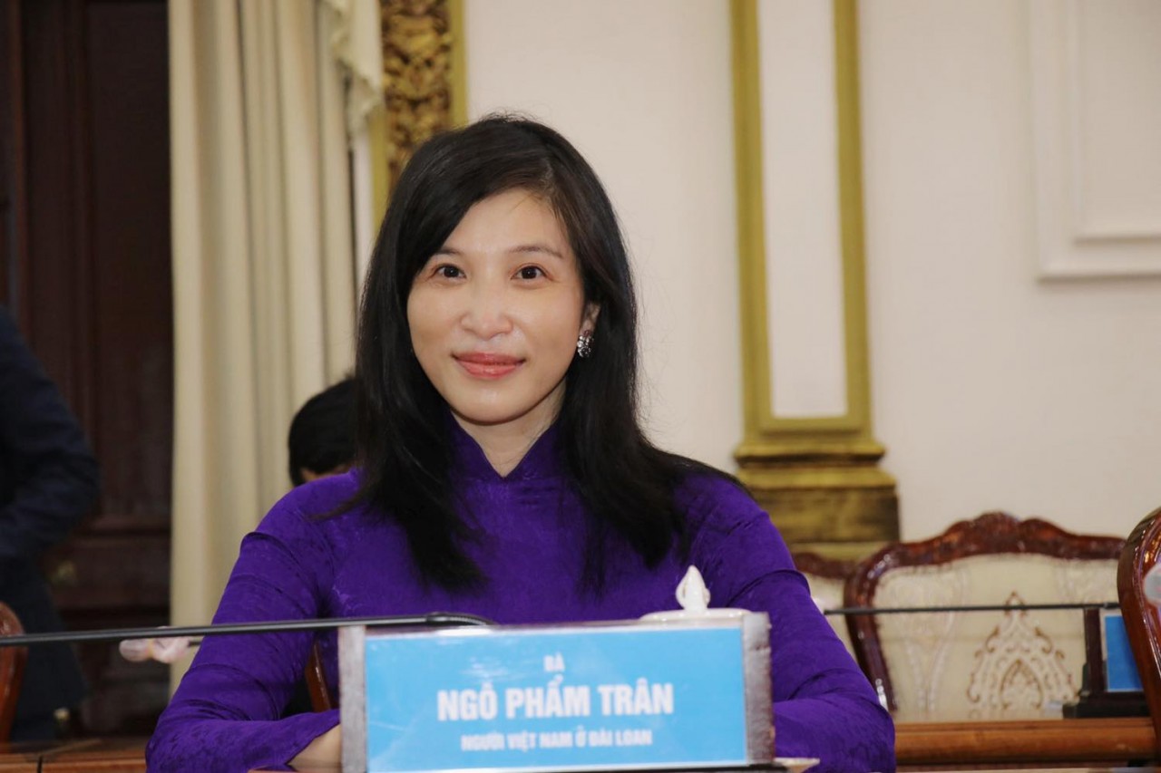 Ngô Phẩm Trân - Chủ tịch Hiệp hội phát triển Kinh tế Văn hóa Giáo dục Đài - Việt