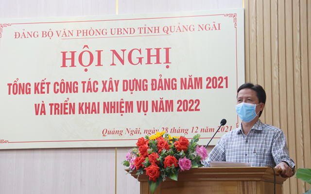 Đồng chí Nguyễn Thanh Dũng - Phó Bí thư Đảng ủy Khối các cơ quan và doanh nghiệp tỉnh Quảng Ngãi