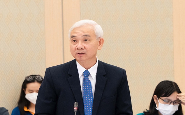 Ông Phạm Ngọc Thuận – Tổng giám đốc Becamex IDC phát biểu
