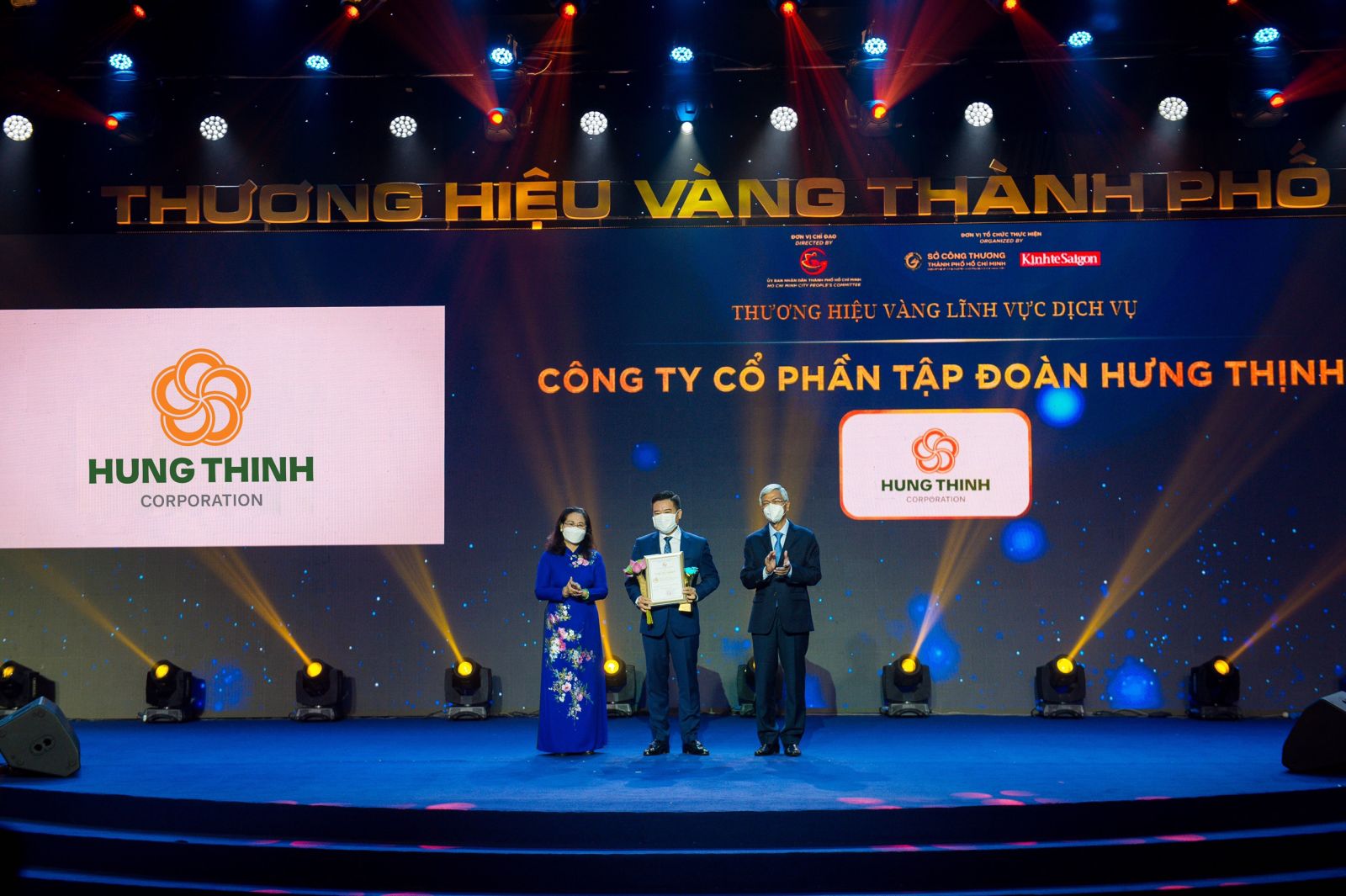 Tập đoàn Hưng Thịnh được bình chọn là Thương hiệu Vàng TP.HCM 2021