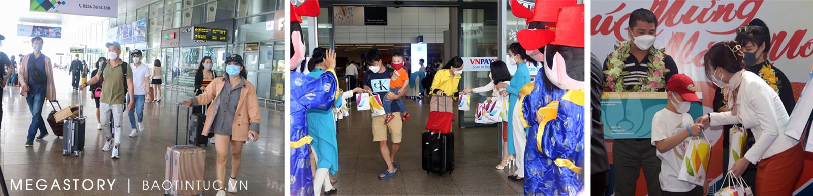 Những vị khách đầu tiên đến Đà Nẵng ngày 1/1/2022