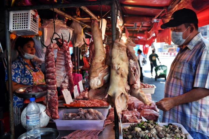 Thái Lan thiếu nguồn cung thịt lợn, tăng nhu cầu thịt gà thay thế