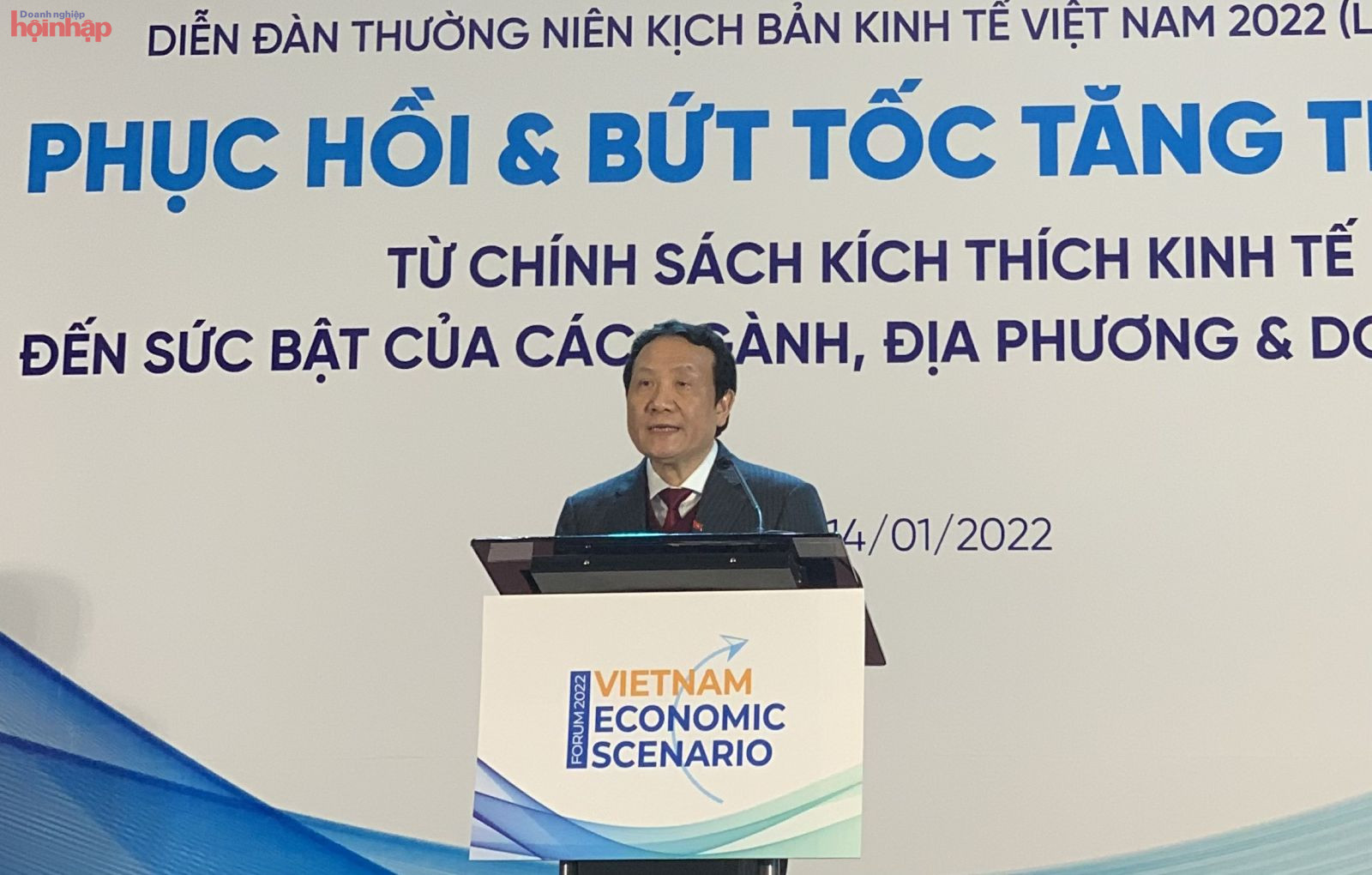 PGS.TS. Nguyễn Hồng Sơn, Phó Trưởng Ban Kinh tế Trung ương phát biểu