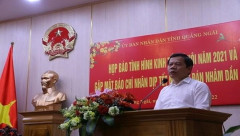 Chủ tịch tỉnh Quảng Ngãi cảm ơn sự đồng hành đội ngũ người làm báo nhân dịp tết nguyên đán Nhâm Dần 2022