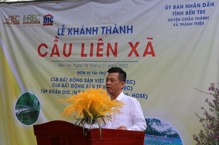 Chủ tịch Ông Nguyễn Quốc Bảo (Chủ tịch VREC & HREC) phát biểu tại sự kiện