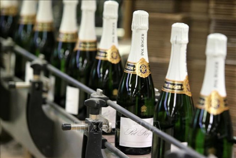 Doanh số champagne của Pháp đạt kỷ lục
