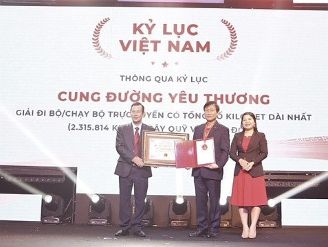 Giải Đi/Chạy bộ “Dai-ichi - Cung đường Yêu thương 2021” nhận kỷ lục Việt Nam