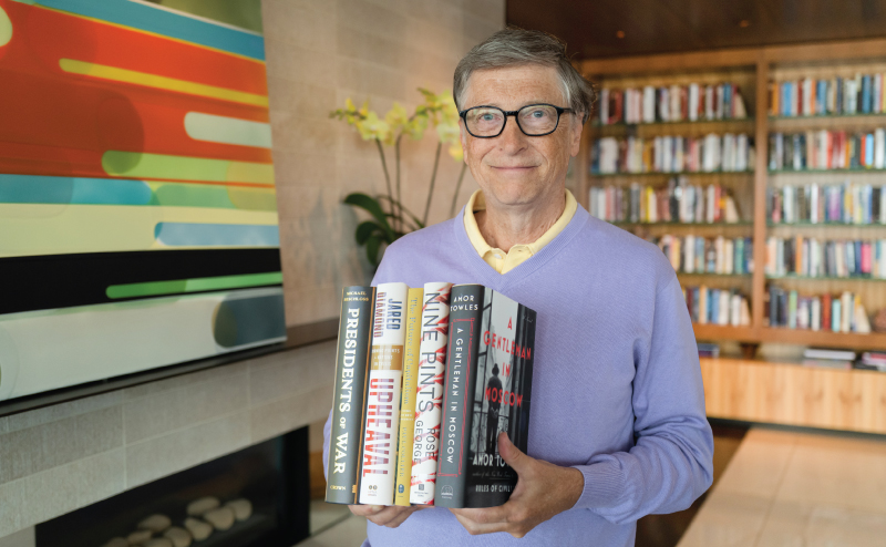 Bill Gates là một trong những tỷ phú tiêu biểu đề cao việc đọc sách