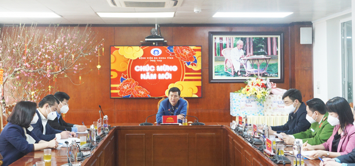 Phó Chủ tịch UBND tỉnh Phú Thọ- Hồ Đại Dũng phát biểu chỉ đạo tại buổi làm việc