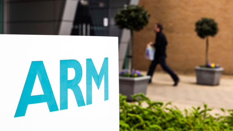 Trụ sở chính của Arm Holdings tại Cambridge, Anh: Công ty có một vị trí trung tâm trong ngành công nghiệp bán dẫn toàn cầu, nhờ vào các thiết kế vi xử lý được sử dụng rộng rãi. © Hình ảnh Getty