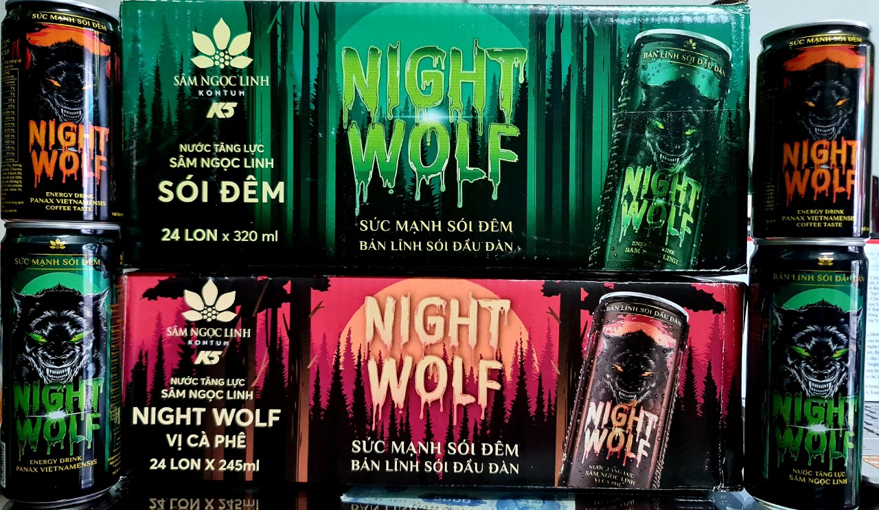 Nước uống tăng lực sâm Ngọc Linh Night Wolf được chiết xuất từ sâm Ngọc Linh, sẽ là một trong những đồ uống quan trọng hàng ngày, bổ sung năng lượng và tăng cường sinh lực cho cơ thể của các tuyển thủ Việt Nam.