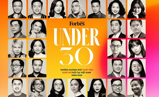 Những gương mặt lọt Forbes under 30 năm 2022. Ảnh: Forbes Việt Nam
