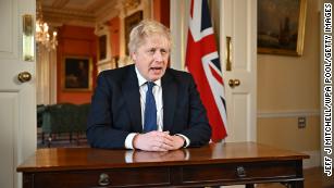 Thủ tướng Boris Johnson ngày 24/2 tại London, Anh.