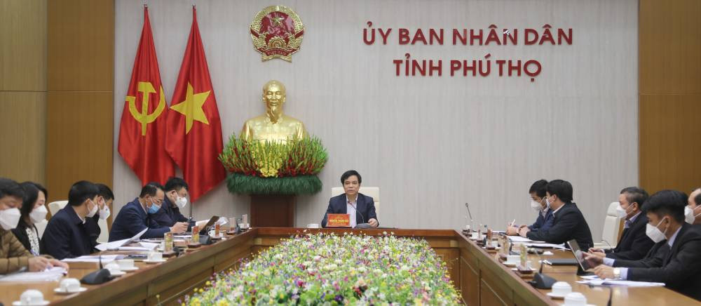 Phó Chủ tịch UBND tỉnh Phú Thọ- Nguyễn Thanh Hải phát biểu kết luận hội nghị.