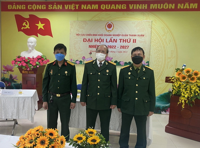 Ban Chấp hành Hội CCB Khối Doanh nghiệp quận Thanh Xuân nhiệm kỳ 2022 - 2027