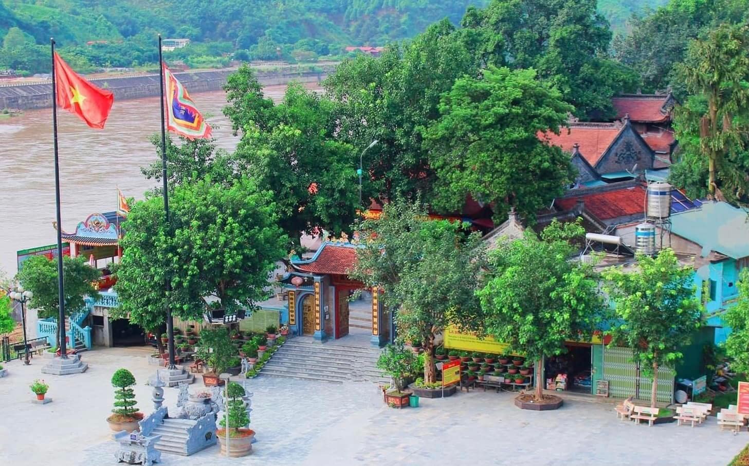 Đền Bảo Hà (huyện Bảo Yên, Lào Cai) đã sẵn sàng đón du khách trở lại từ 00h00 ngày 06/3/2022