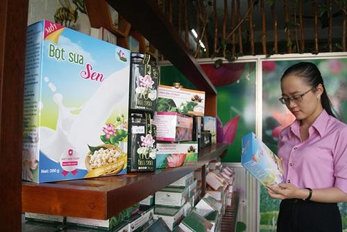 Sen Viet Cooperative's Lotus milk powder product