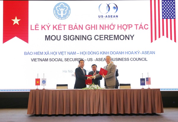 BHXH Việt Nam và Hội đồng Kinh doanh Hoa Kỳ - ASEAN ký Biên bản ghi nhớ hợp tác trong lĩnh vực thực hiện chính sách BHYT