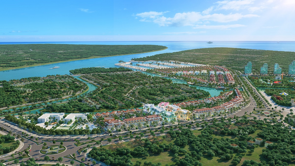 The Link - phân khu mới nhất của Sun Riverside Village mang phong cách Miami đậm nét. Ảnh phối cảnh minh họa.