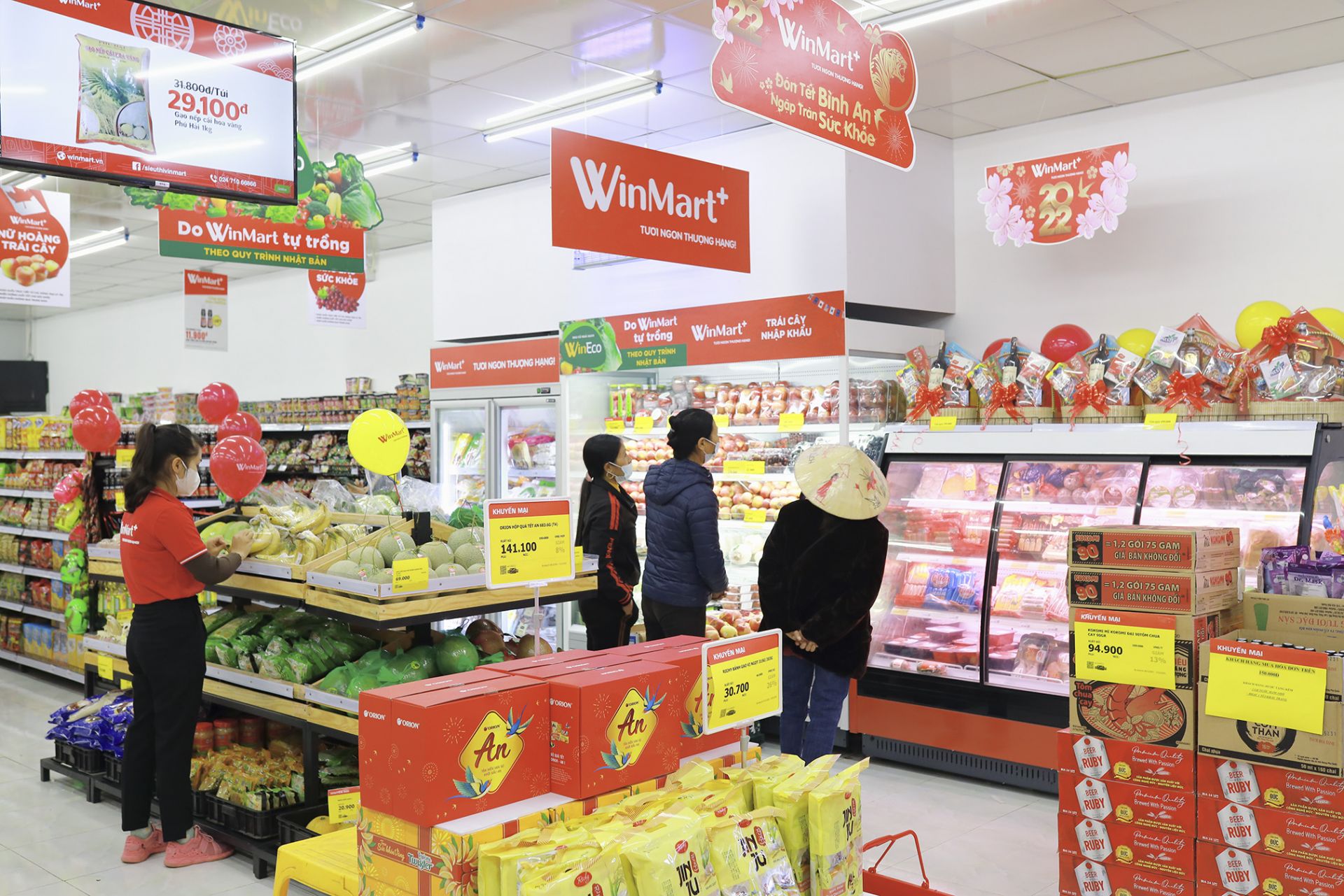 Tỷ lệ hàng Việt tại WinMart/WinMart+ luôn đạt trên 90%, trong đó doanh thu từ các mặt hàng nông sản chiếm trên 30%