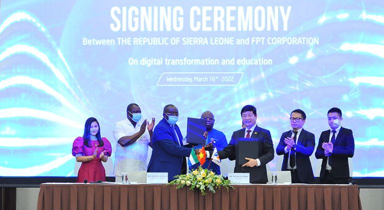 Tập đoàn FPT tư vấn chuyển đổi số quốc gia cho Chính phủ Sierra Leone