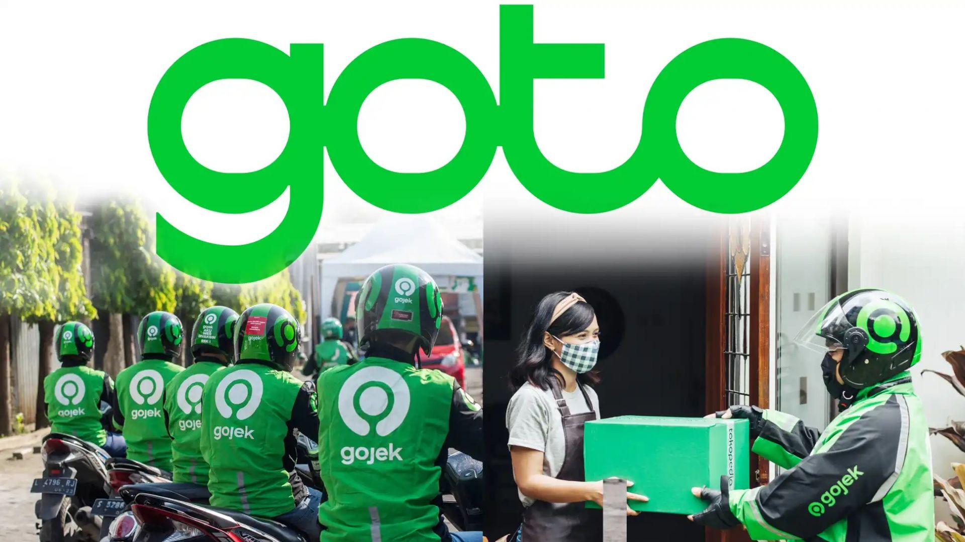 GoTo đang hy vọng rằng bằng cách niêm yết tại Indonesia, cổ phiếu của họ có thể thoát khỏi sự dè dặt đã kéo mất giá trị so với các nhà cung cấp siêu ứng dụng mới được liệt kê khác. (Nguồn ảnh của GoTo Group và AFP / Jiji)