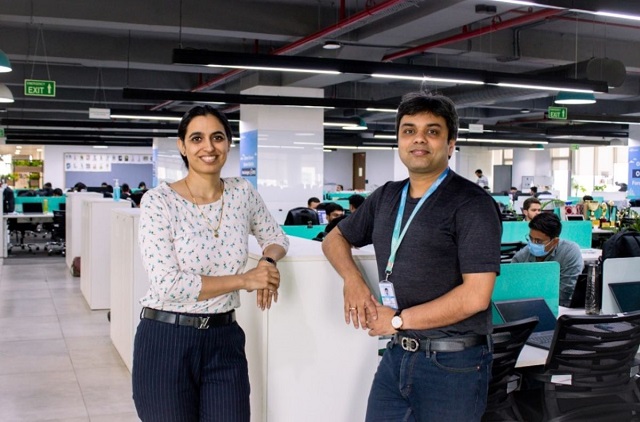 Ruchi Kalra và chồng cô - Asish Mohapatra đều đang điều hành các công ty startup tỷ USD. (Ảnh: Bloomberg)