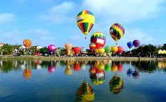 Quảng Nam: Lần đầu tiên tổ chức ngày hội khinh khí cầu tại bờ biển Thăng Bình