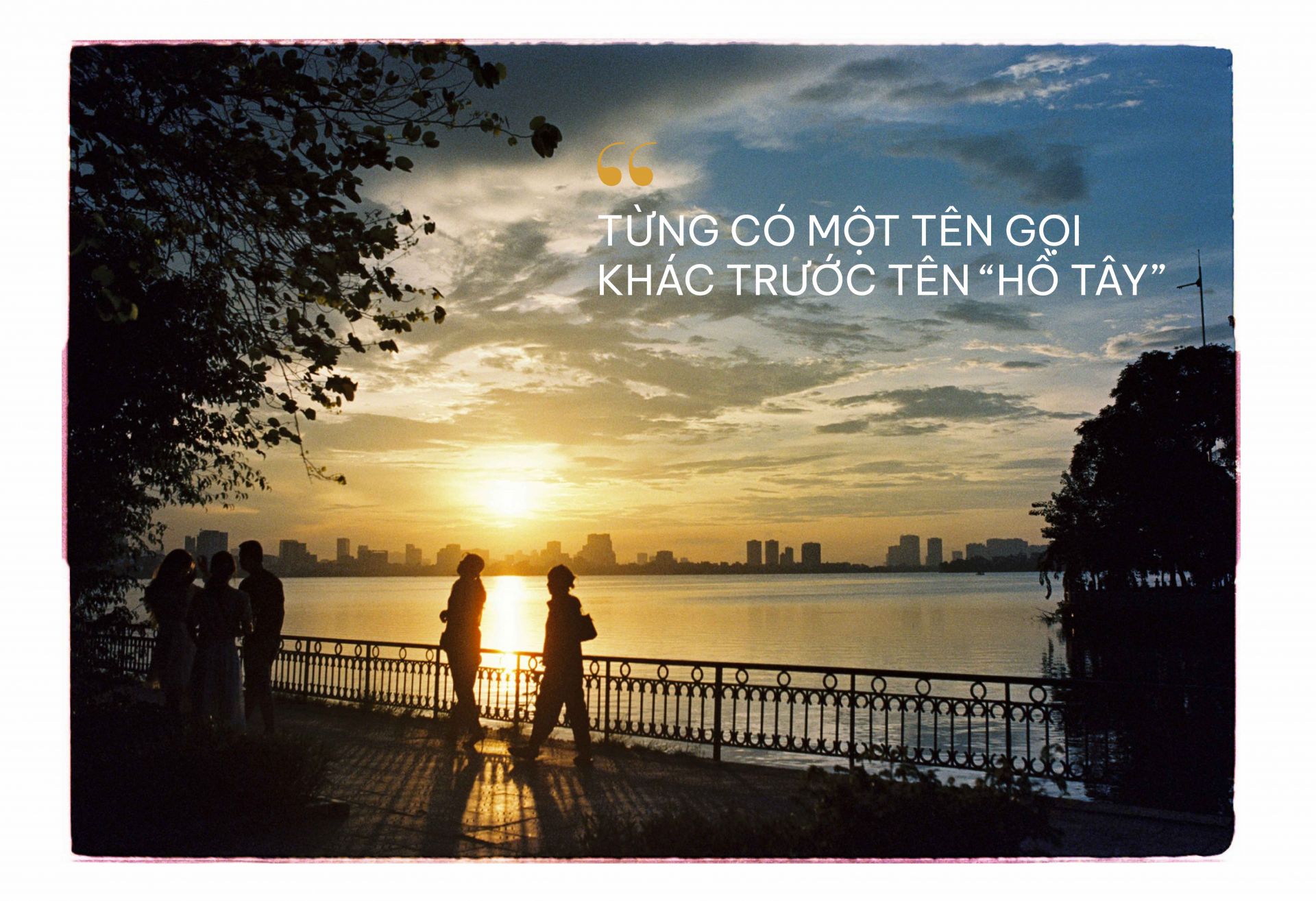 Hồ Tây Hà Nội có rất nhiều những tên gọi khác nhau, đằng sau những tên gọi đó đều mang một câu chuyện thú vị.     Đầm Xác Cáo là tên gọi tuổi lâu đời nhất, theo tương truyền xưa kia có một con hồ tinh quậy phá dân làng sống hòn núi nhỏ nằm phía tây thành Long Biên, Long Quân bèn cho dâng nước bắt cáo, từ đó nơi đây có tên là Đầm Xác Cáo.    Hồ Kim Ngưu - Cái tên này bắt nguồn từ câu chuyện chữa bệnh cho con vua Tàu của thiền sư Minh Không. Sau khi chữa bệnh, thiền sư xin vua ít đồng đen mang về đúc thành bốn bảo khí nhà Phật. Trong đó có một cái chuông đồng, khi tiếng chuông đánh lên vang vọng đến nước Tàu, trâu vàng nghe thấy tưởng mẹ gọi (đồng đen là mẹ của vàng) nên chạy về phương nam quấn quýt quả chuông không rời. Từ đó tạo một hố sâu, nước tràn vào nên người dân gọi đây là Hồ Kim Ngưu    Đây từng là địa điểm du ngoạn của vua Lý Thái Tổ khi dời kinh đô về Thăng Long, nhưng lúc nào mặt hồ cũng đầy sương tạo nên khung cảnh huyền ảo, vua đặt cho nơi này tên Dâm Đàm nghĩa là hồ mù sương.