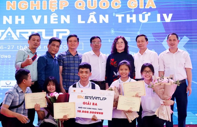 Nghệ An: Dự án của học sinh miền núi Quỳ Hợp đạt giải Ba tại ngày hội Khởi nghiệp Quốc gia năm 2022