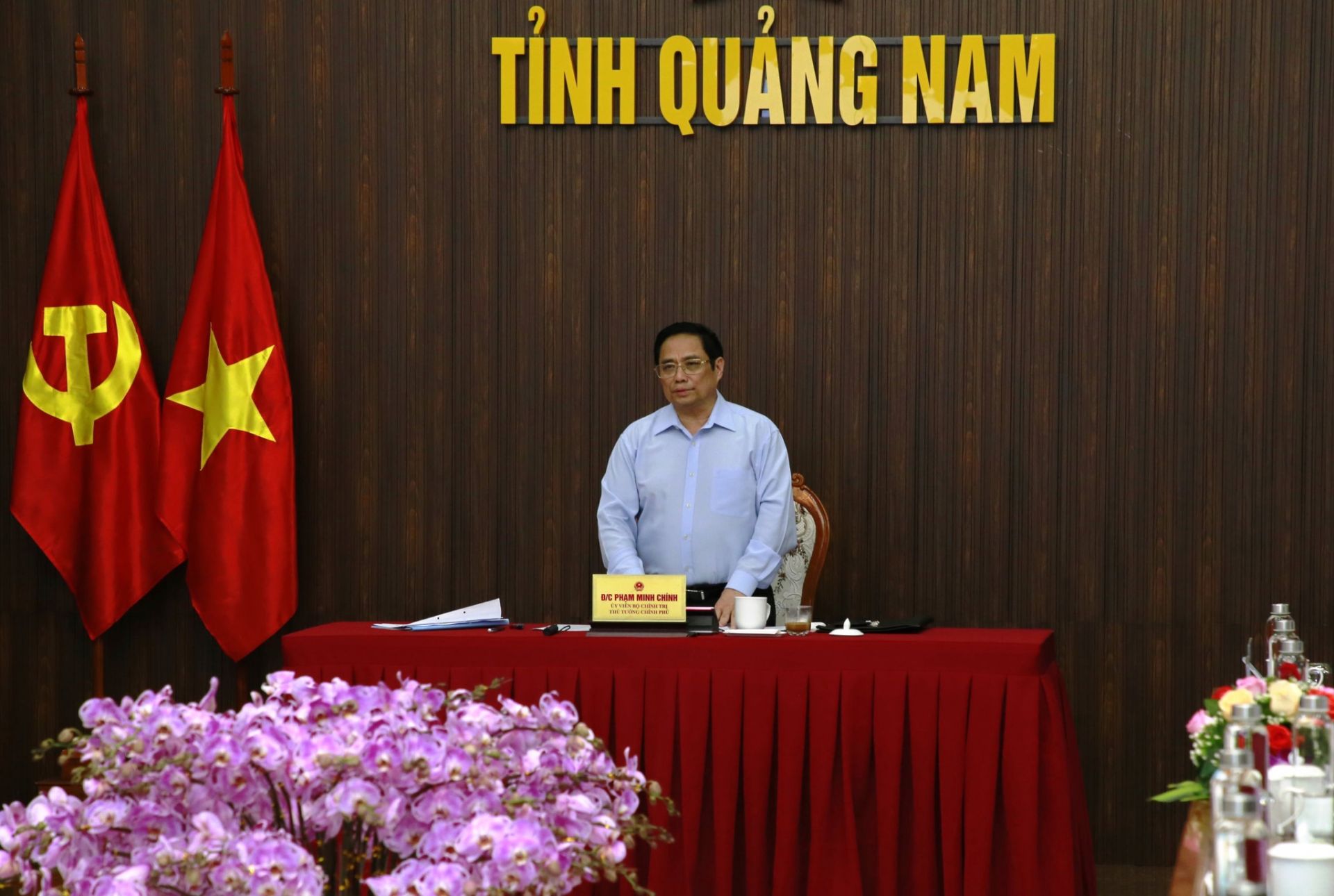Thủ tướng Phạm Minh Chính đánh giá cao việc chuẩn bị nội dung làm việc của tỉnh, đặ