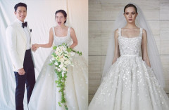 Bóc giá ba chiếc váy cưới trong hôn lễ của Son Ye Jin
